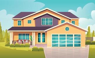 Cartoon type house