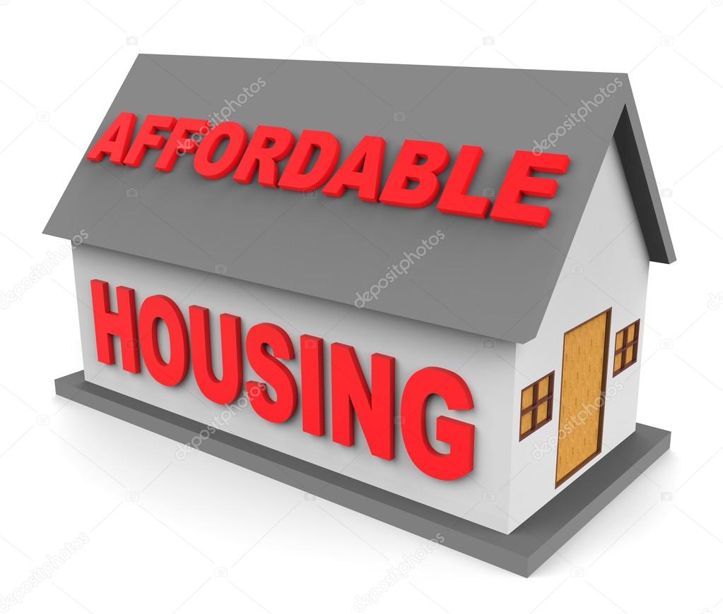 Image of house with affordable housing description