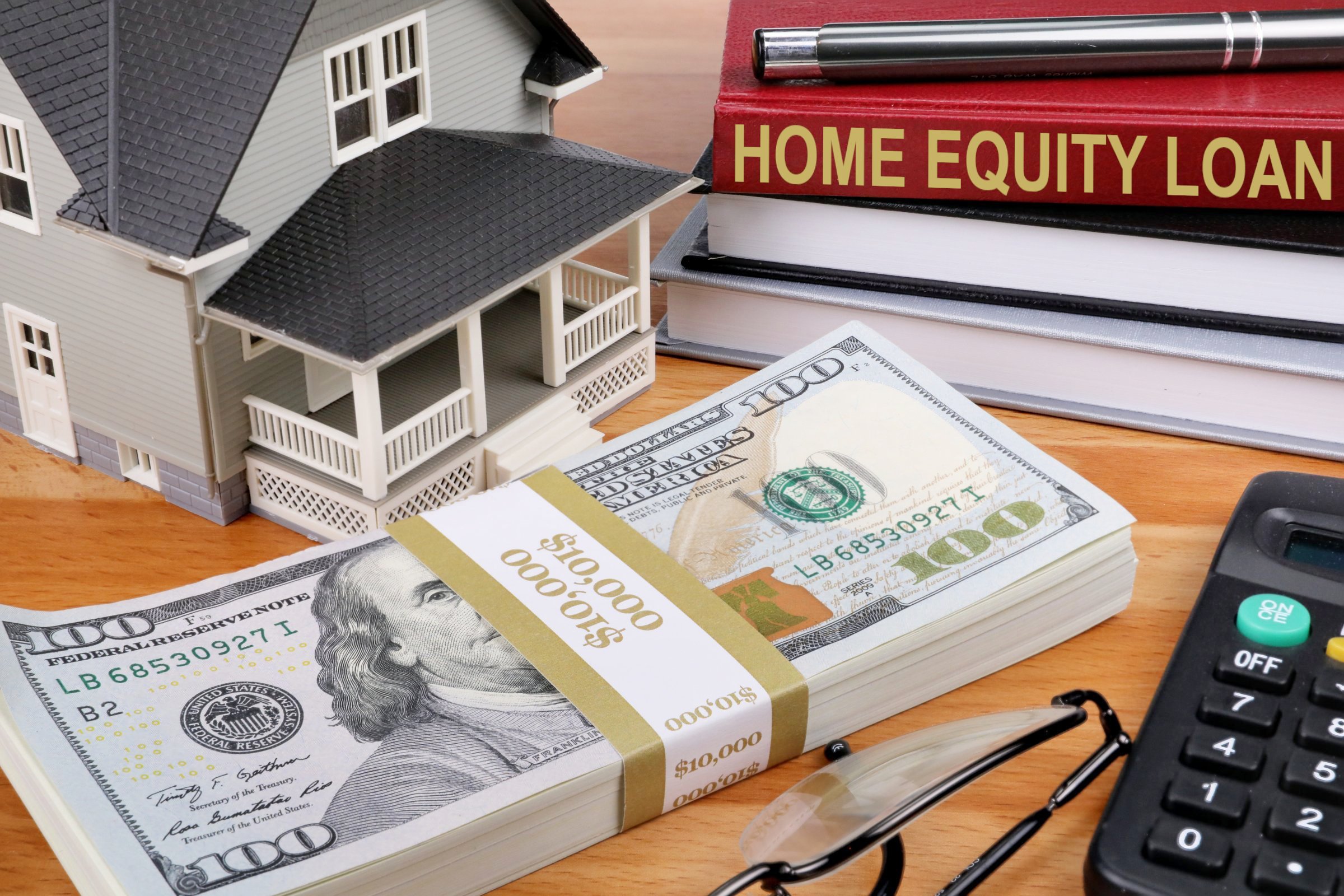 House with $100 Bills
